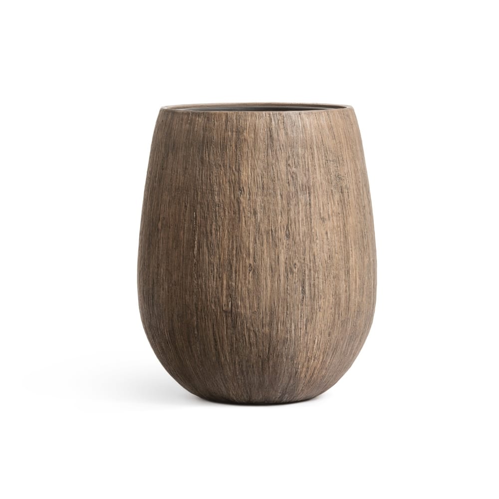 Кашпо TREEZ Effectory Wood Округлая чаша Светлый дуб — фото в интерьере, купить в Краснодаре в интернет-магазине Зелёный Дворик