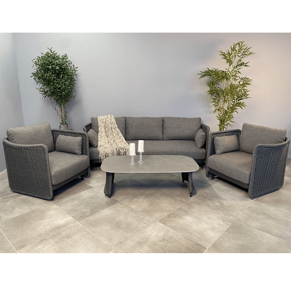 Комплект Milan grey twist — садовая мебель, фото в высоком разрешении, купить в Краснодаре