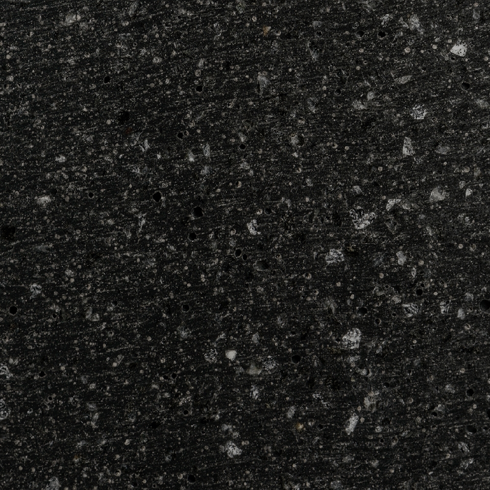 Кашпо TREEZ Effectory Quartz Высокий конус Design Чёрный кварц — вид сверху и элементы конструкции