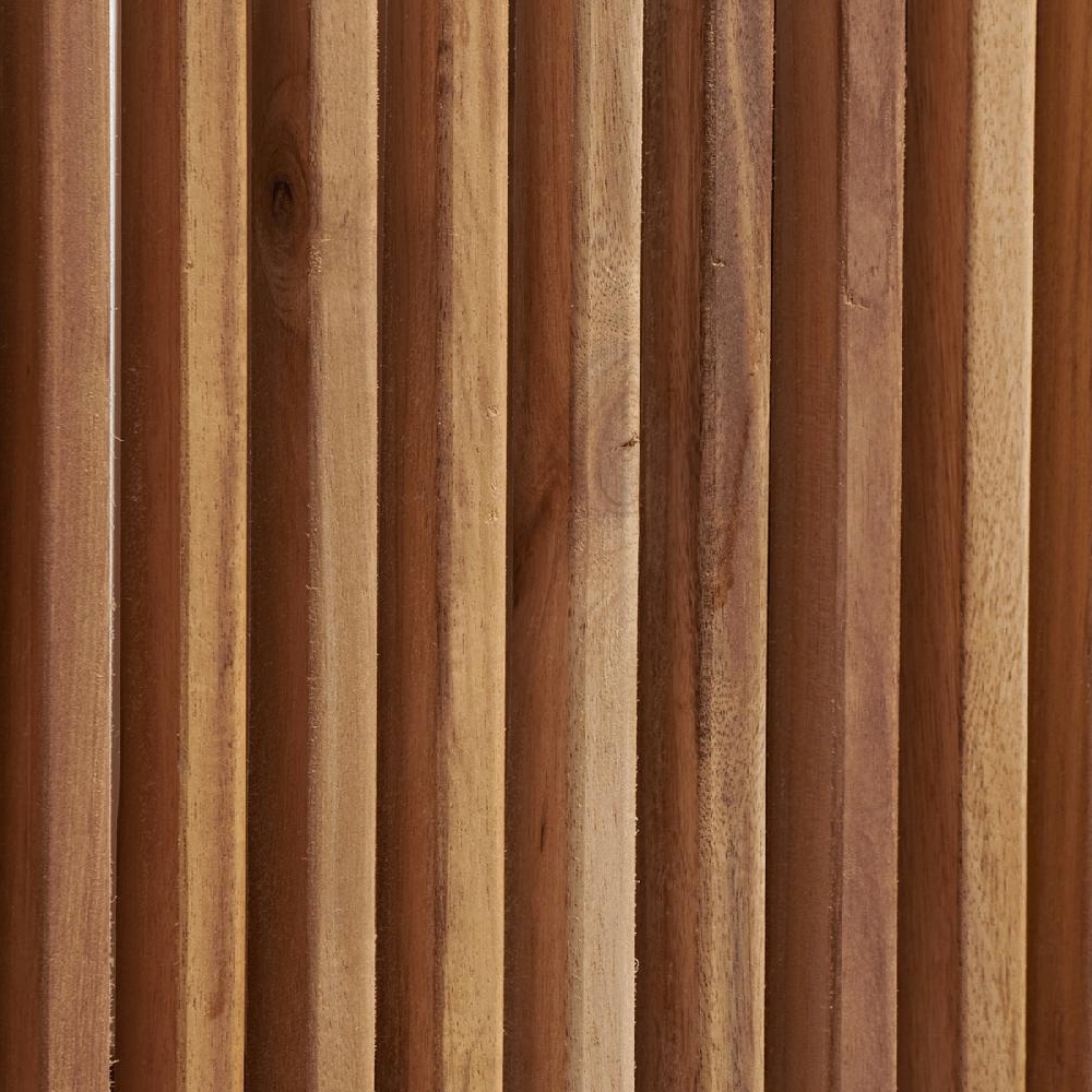 Кашпо TREEZ Effectory Timberline Высокий конус Тёмное дерево — крупный план, фактура и текстура материала