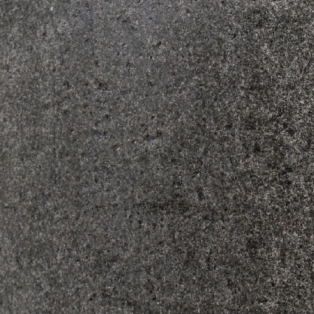 Кашпо TREEZ Effectory Stone Высокий конус Тёмно-серый камень — фото в интерьере и реальные пропорции