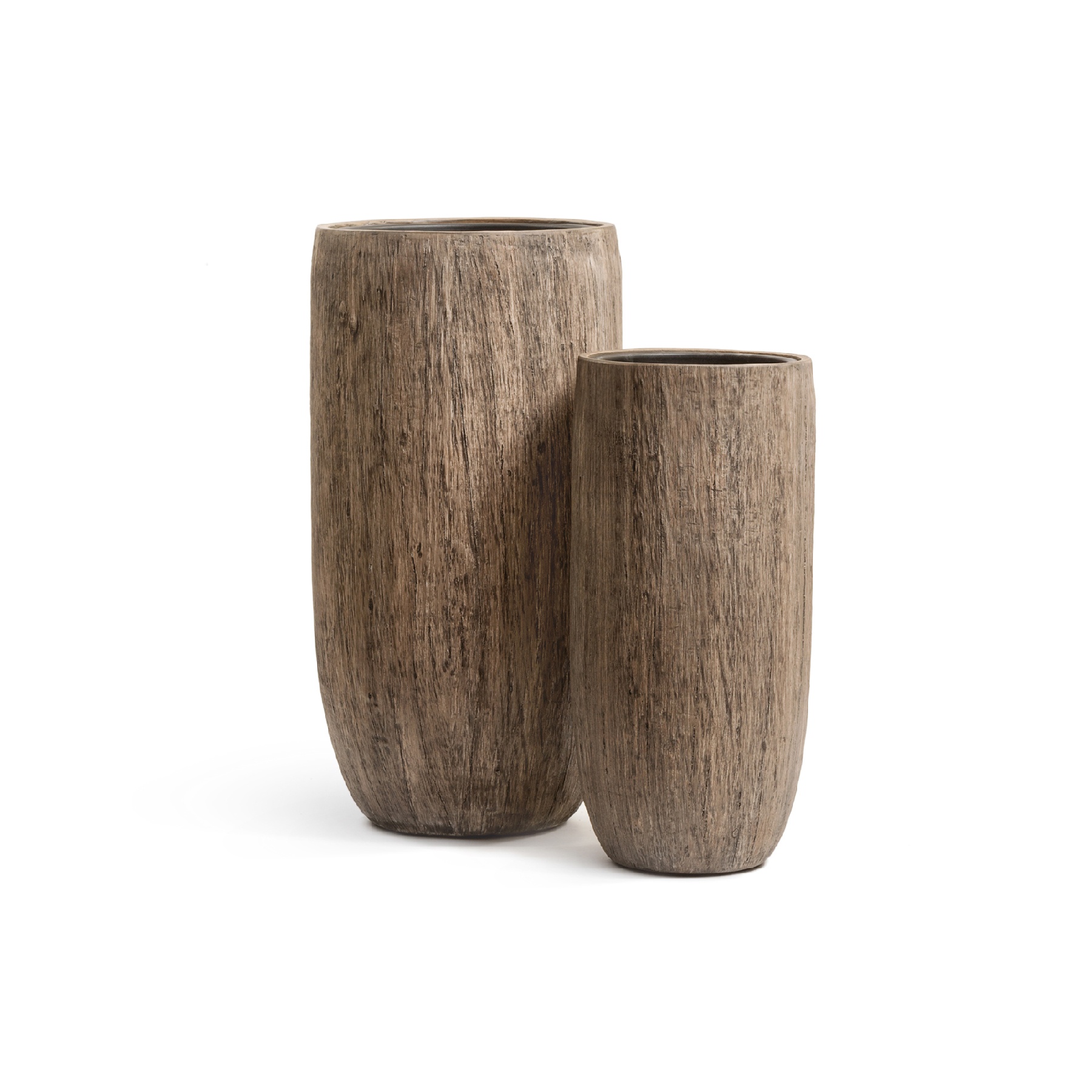 Кашпо TREEZ Effectory Wood Высокий округлый конус Светлый дуб — treez, фото в высоком разрешении, купить в Краснодаре
