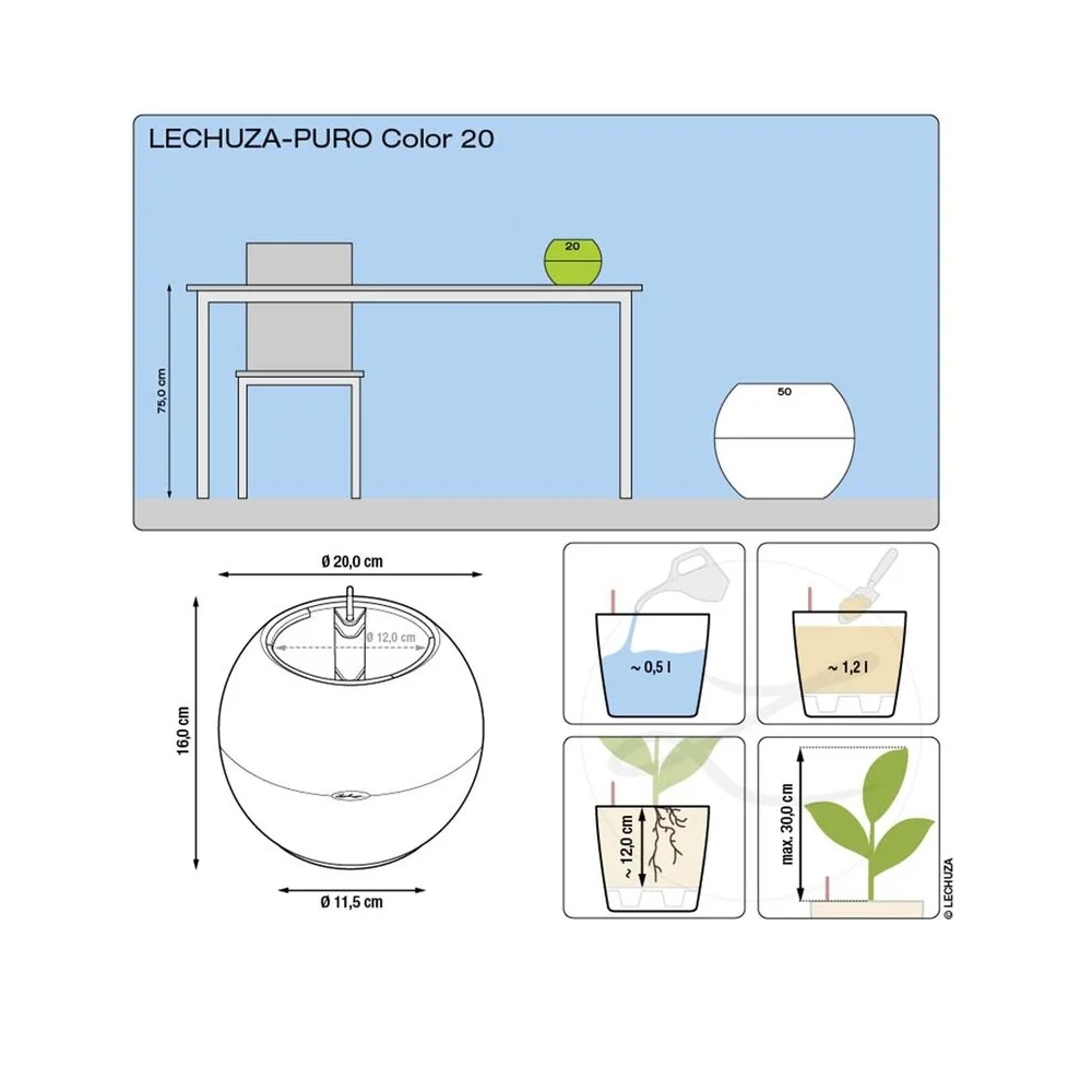 133641120 Кашпо Puro Color