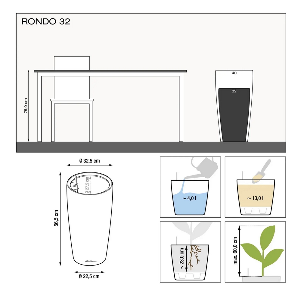 157801 Кашпо Rondo