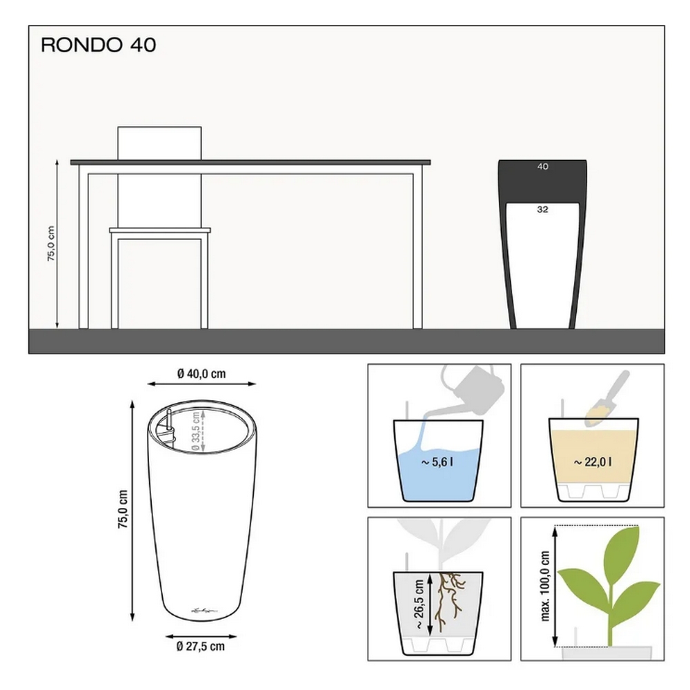 1578011 Кашпо Rondo