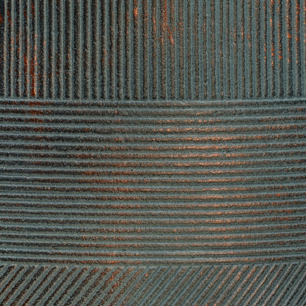 41.1020-0044-GG-2911 Кашпо TREEZ ERGO Graphics Низкая чаша Окись с медной патиной