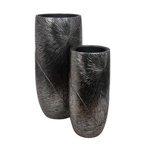 Кашпо Кашпо Pa-darksilver Sunrays Vase - серебристый-металлик (кашпо), 41 x 95