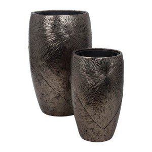 Кашпо Pa-silverbrown Sunrays Vase - бронза (кашпо), 45 x 73