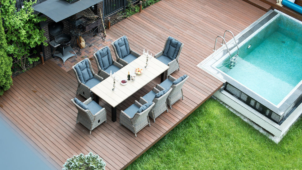 Комплект Парклэнд/Верона на 8 персон (коричневый)