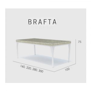 BRAFTA Обеденный стол 220см