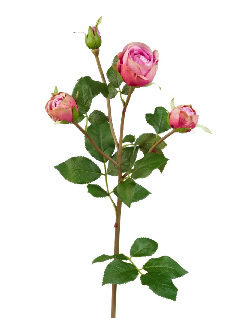 Роза Пале-Рояль ветвь малиново-розовая 47см