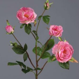 Роза Вайлд ветвь розовая 41см