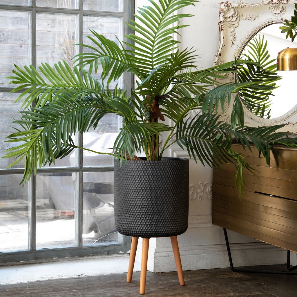 Кашпо Ханни Круглое с Подставкой