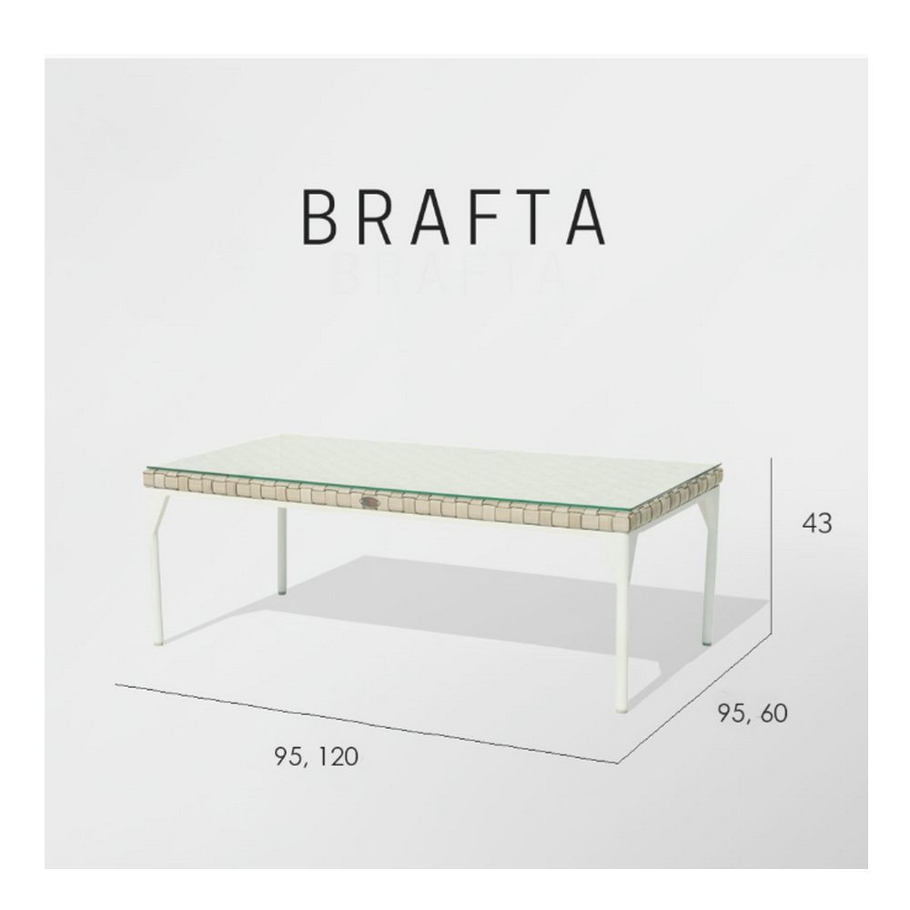 BRAFTA Журнальный стол прямоугольный