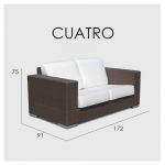 CUATRO-PACIFIK двухместный диван