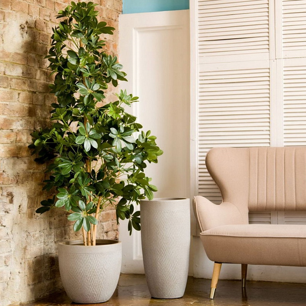 Кашпо Лотус Высокое Круглое