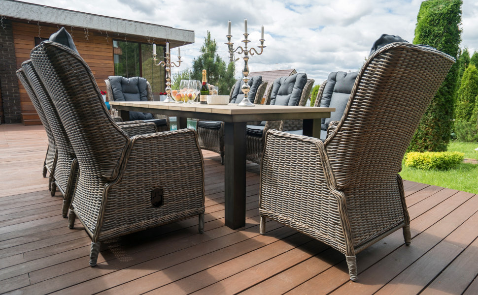 Комплект Парклэнд/Верона на 8 персон (коричневый)