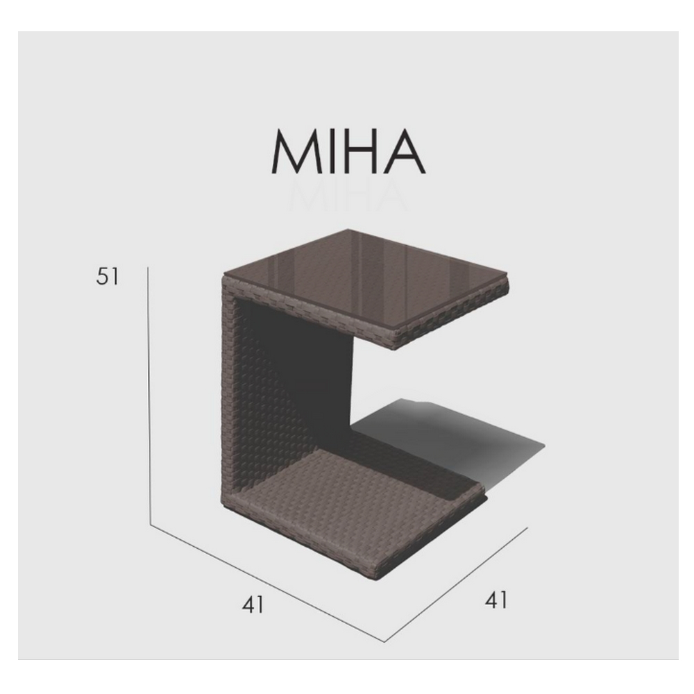MIHA стол к лежаку MOCCA