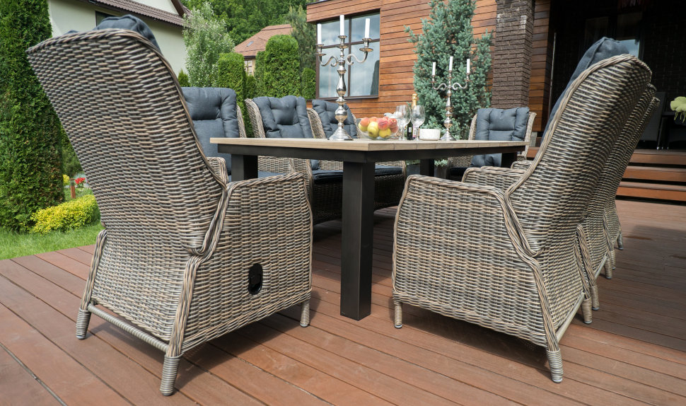 Комплект Парклэнд/Верона на 8 персон (коричневый)