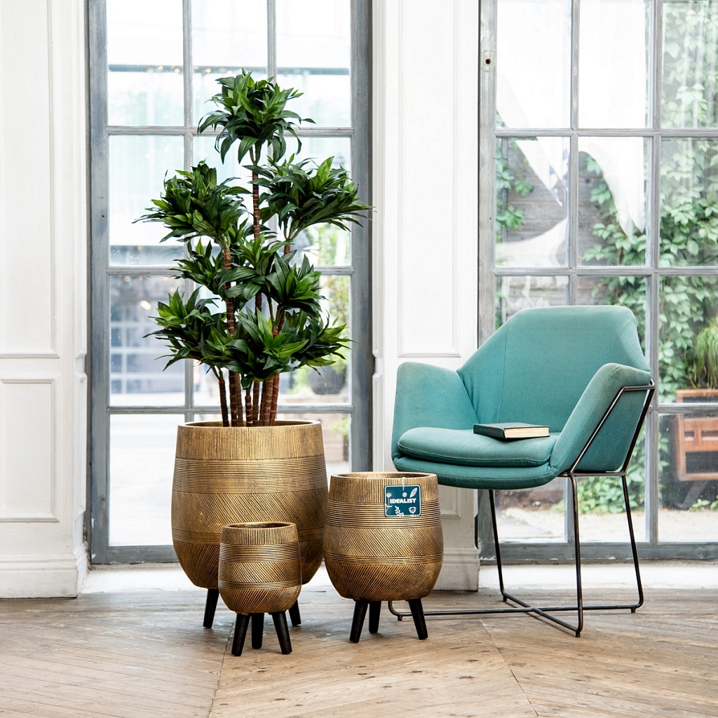 Кашпо Страйп с подставкой