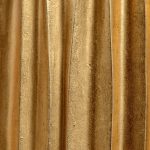 Кашпо TREEZ Effectory Metal Высокий конус Giant Design Wave Сусальное золото