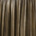 Кашпо TREEZ Effectory Metal Высокий конус Giant Design Wave Чернёная бронза