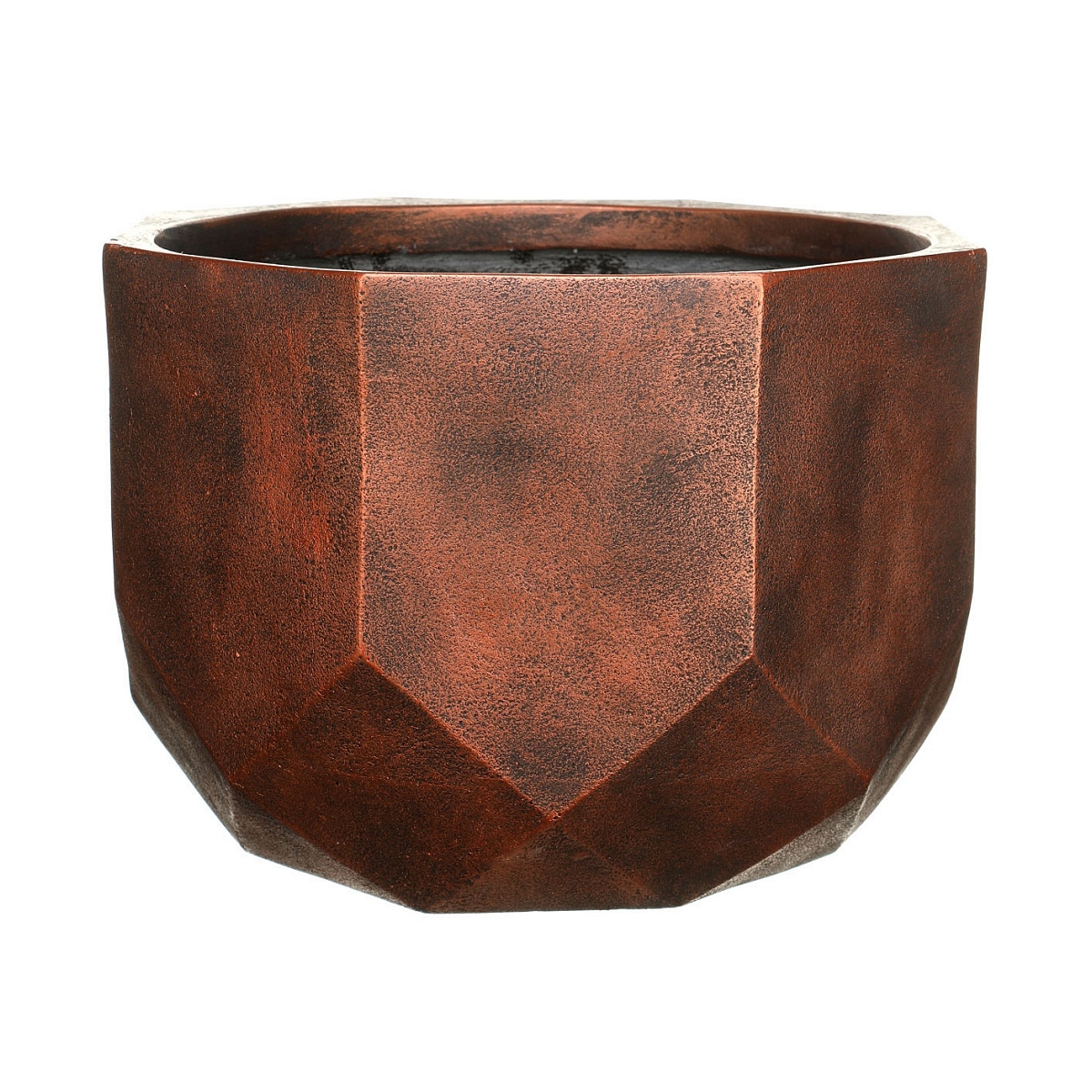 DROUND23-BNZ Кашпо Геометри Круглое