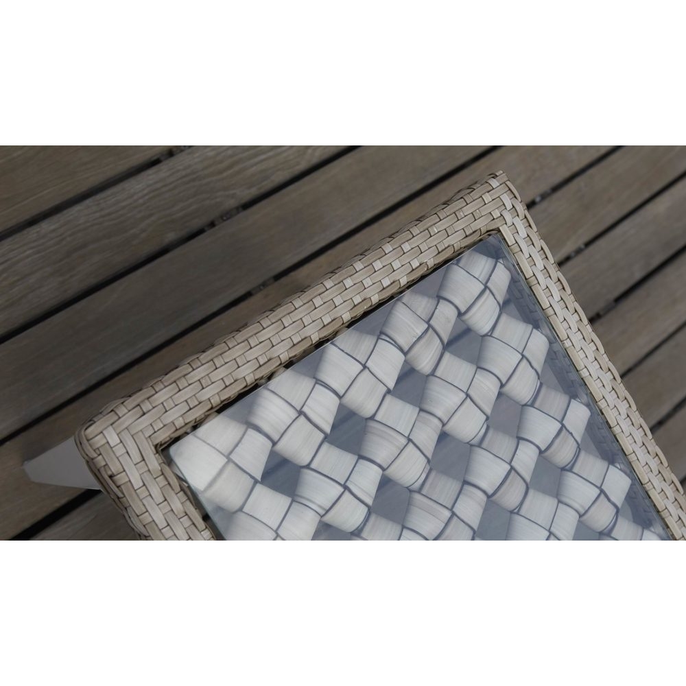 23065_SH12344 HEART Приставной стол (ножки оплетены)