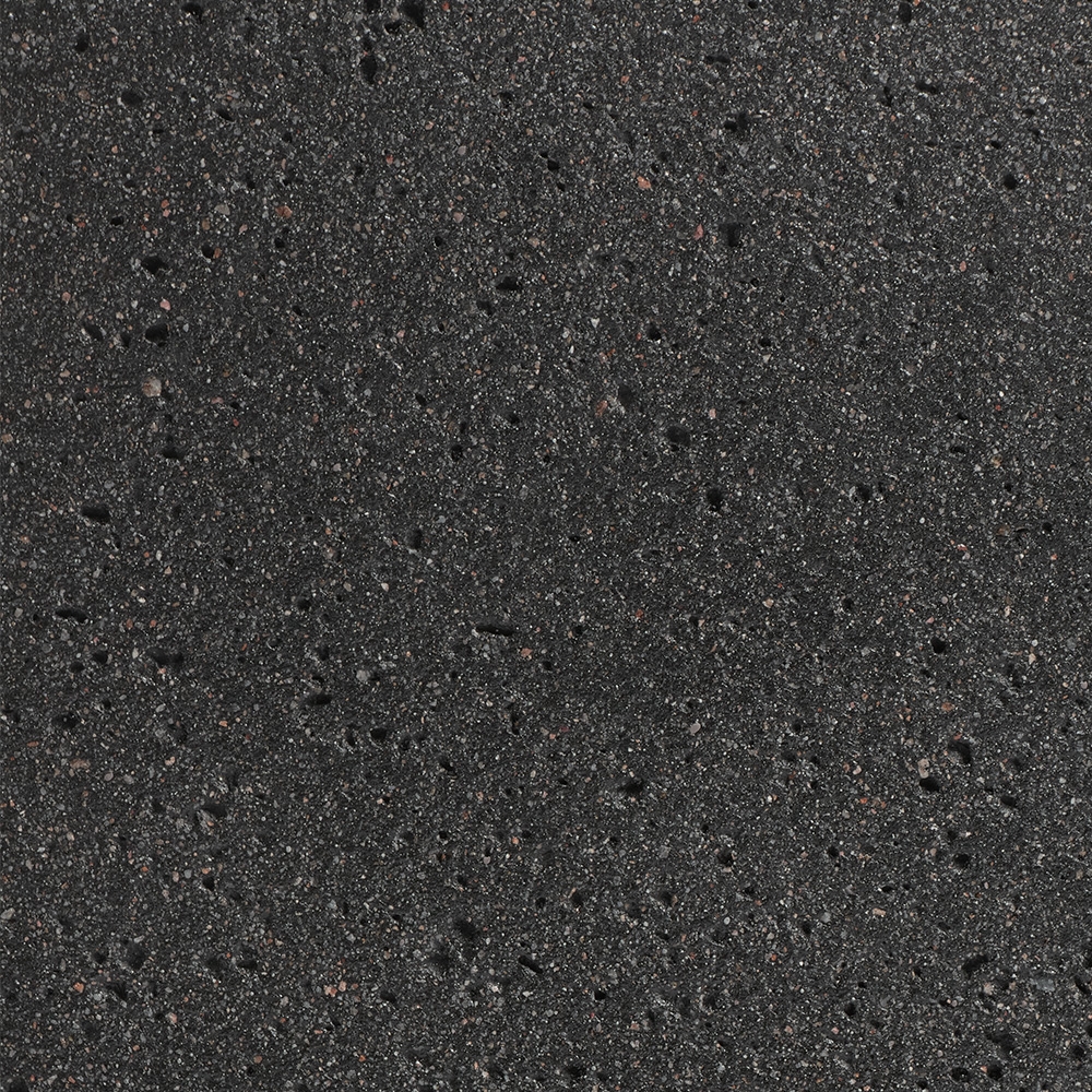 Кашпо TREEZ Ergo Hard Rock Цилиндрическая Чаша Чёрный песок