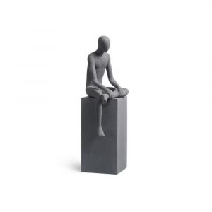 Скульптура TREEZ Effectory Philosopher's Stone Спокойствие Дымчато-серый песок