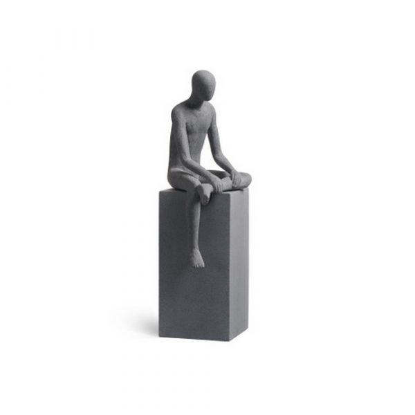 Скульптура TREEZ Effectory Philosopher's Stone Спокойствие Дымчато-серый песок