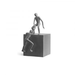 Скульптура TREEZ Effectory Philosopher's Stone Рука помощи Дымчато-серый песок