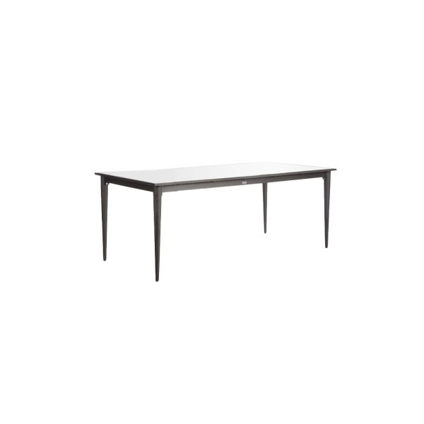 MOMA стол обеденный столешница керамика  220x100 CARBON MATTE