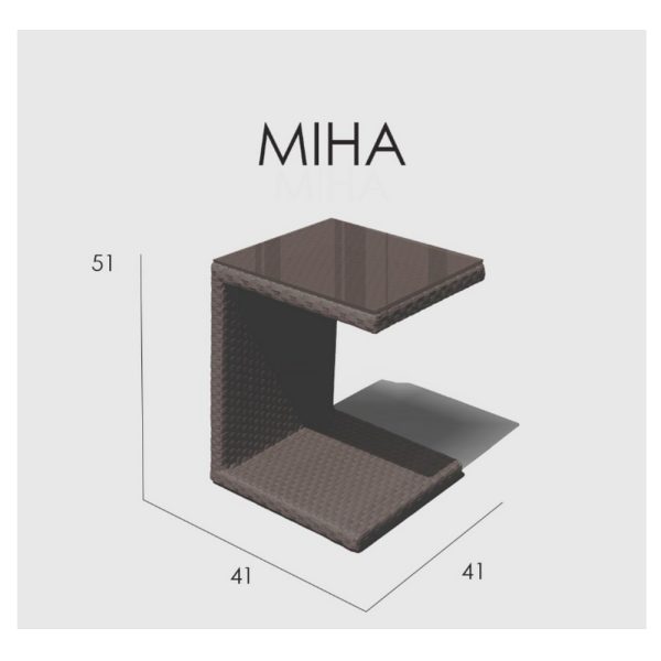 MIHA стол к лежаку MOCCA — изображение 3