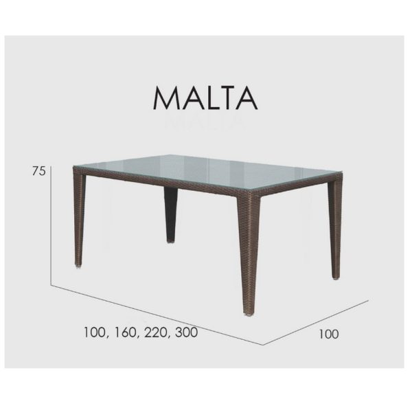 MALTA Стол обеденный 160 см — изображение 2