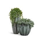 Кашпо TREEZ Effectory - Aura - Чаша - Изумрудный лак
