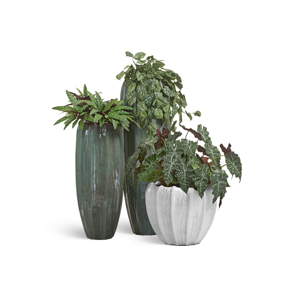 09101.jpg88 Кашпо TREEZ Effectory - Aura - Чаша - Изумрудный лак