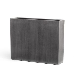 Кашпо TREEZ Effectory - Beton - Высокий Дивайдер - Тёмно-серый бетон