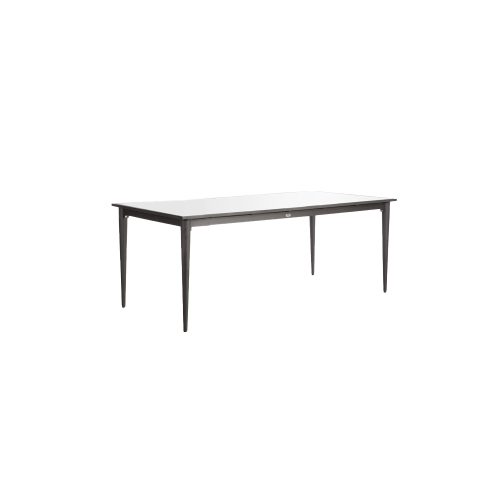 MOMA стол обеденный столешница керамика  220x100 CARBON MATTE