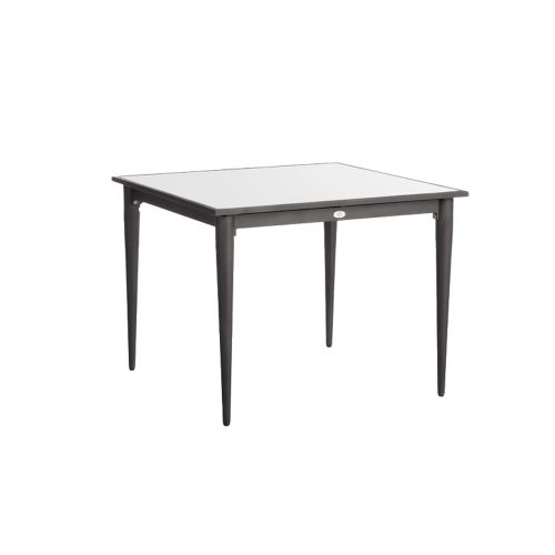 MOMA стол обеденный керамика 100x100 CARBON MATTE